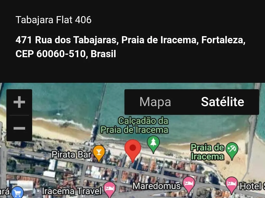 Flat Tabajara Apt 406 - Mobiliado - Praia De Iracema Apartment Fortaleza   Fortaleza (Ceara)
